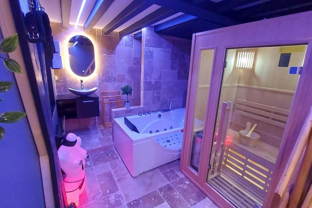 Loveroom Sauna, Balneo, Parking Prive Dans Le Centre De Honfleur Extérieur photo